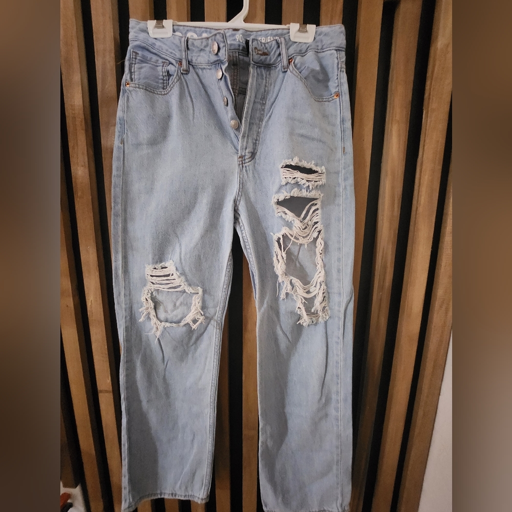 Distressed Jeans Baggy